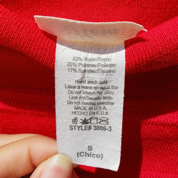 ❤️Hera Red Stretch Ribbed Mini Pencil Skirt - Picture 5 of 8